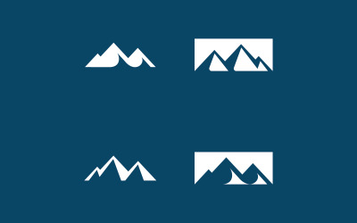 Mountain vector icon design template 15