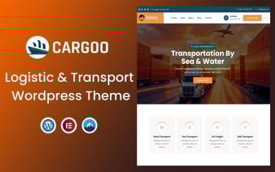 Cargoo – Tema WordPress reattivo per trasporti e logistica