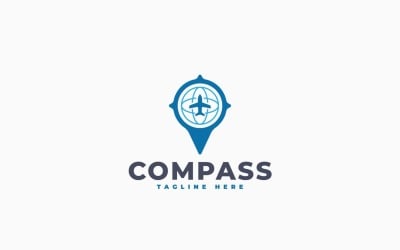 Compass Travel Logo Template Design