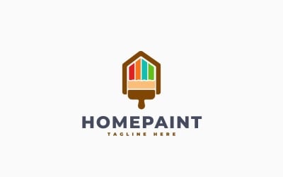House Paint Logo Template Design