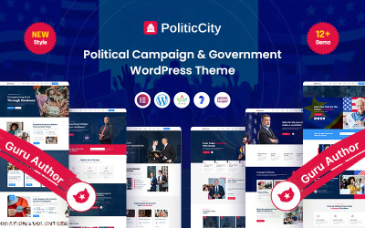 Politic City – 政治竞选和政府 WordPress 主题