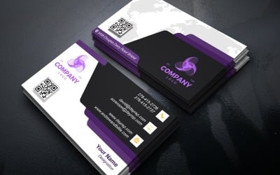 Simple Editable Business Card Template for Branding