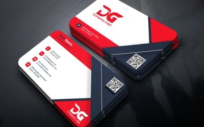 Simple Professional Business Card Template PSD Files