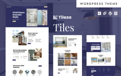 Tileza - Mermer, Fayans ve Döşeme WordPress Elementor Teması