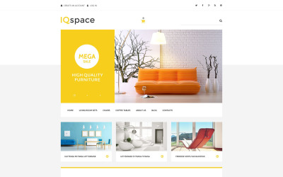 IQspace VirtueMart Template VirtueMart sablon 54882