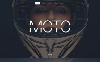 Modello di sito Web reattivo per gli sport motoristici