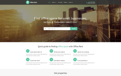 Office Responsive Website-Vorlage