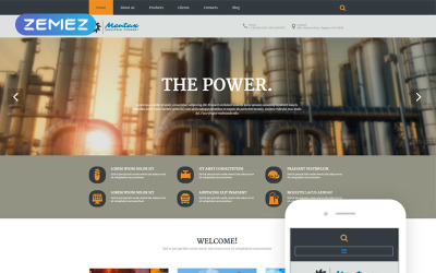 Responsivt Industrial Company Joomla-mall #54847