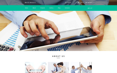 Responsywny szablon Drupal Business Agency Drupal Template #54833