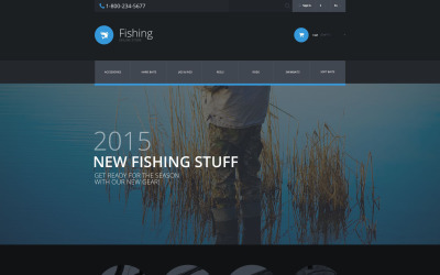 Tema da PrestaShop de pesca