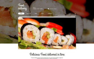 Tema WordPress per la consegna di cibo