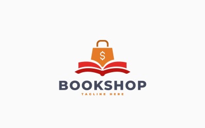 Book Shop Logo Template Design
