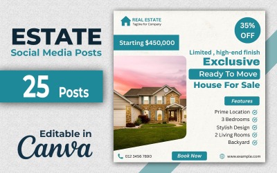 Estate Template Design Set