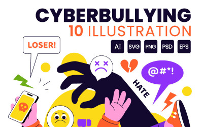 10 Ілюстрація кібербулінгу