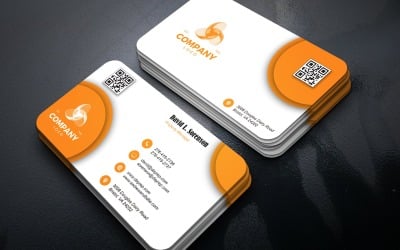 Minimal Clean Business Card Template in Photoshop