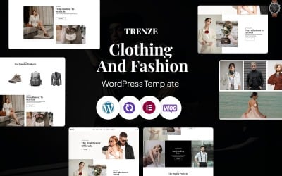 Trnze – Fashion Store WordPress CMS Elementor Template