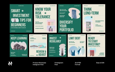 Carrousel Instagram sur l&amp;#39;éducation à l&amp;#39;investissement