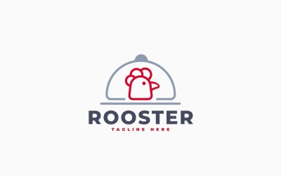 Chicken Tray Logo Template Design