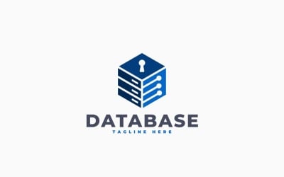 Data Security Logo Template Design