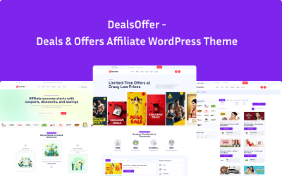 Dealsoffer Cupones - Tema de WordPress para afiliados de ofertas, promociones y cupones