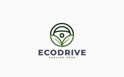 Eco Driving Logo Template Design