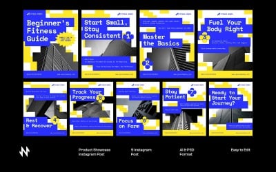 Fitness Guides Instagram Carousel