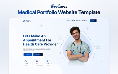 Procares - Modèle d&amp;#39;élément de portefeuille médical