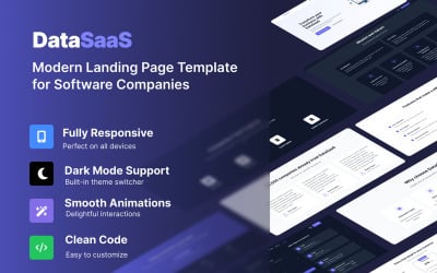 DataSaaS - Landing Page Moderna