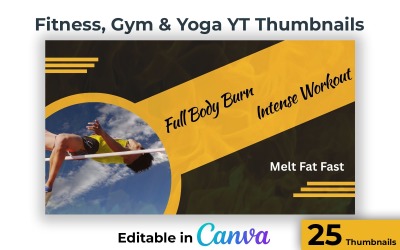 Fitness YouTube Template Set