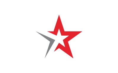 Sterlogo vector ontwerp sjabloon V12