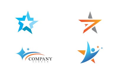 Sterlogo vector ontwerp sjabloon V13