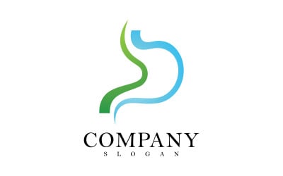 Maaglogo vector ontwerp sjabloon 9