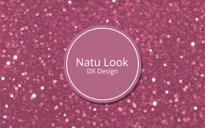 PSD Mockup on Pink Glitter Texture Elegant Background