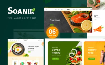 Ап Соаник - тема Fresh Market Shopify