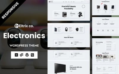 Eltrix co. - Multifunctioneel WooCommerce WordPress Elementor-thema voor elektronica, gadgets en technologie
