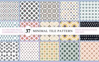 Fundos vetoriais de azulejos cerâmicos vintage | Azulejos geométricos elegantes e motivos florais | Ornamentais