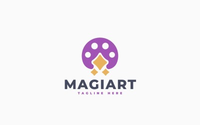 Magic Art Logo Template Design