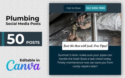Modern Plumbing Kit - Plumbing Social Media Posts - Instagram Posts