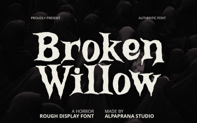 Broken Willow - Display Font