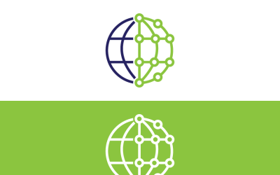 Global Tech Logo Template Design
