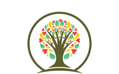 Tree Leaf Eco-friendly concept Logo Template