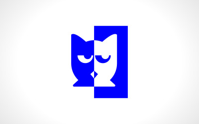 Conception de logo de chat créatif Logo de chat moderne