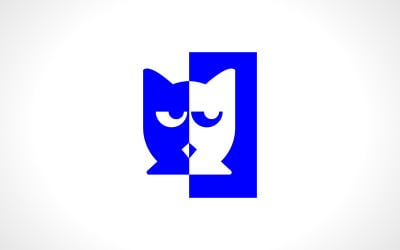 Creative Cat Logo Design Modern Cat Logo
