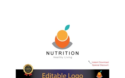 Custom Diet Coach Logo Template