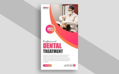 Dental Care Social Media Story Template Ver-5