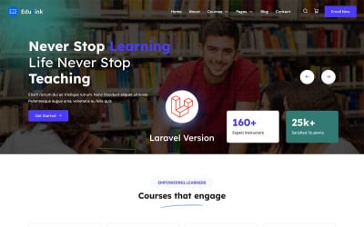 Edulink — szablon Laravel dla systemu LMS do kursów online