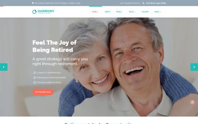 Harmony Retirement Planning Joomla Template