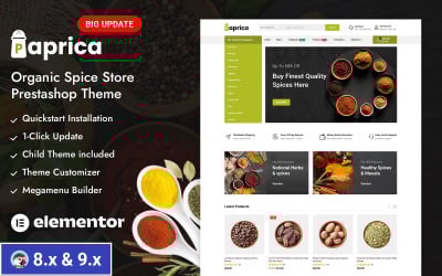 Paprica - Spice Food Store Prestashop Responsive Theme