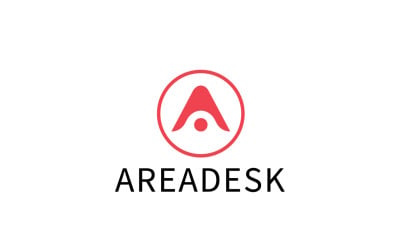 A letter logo design  template