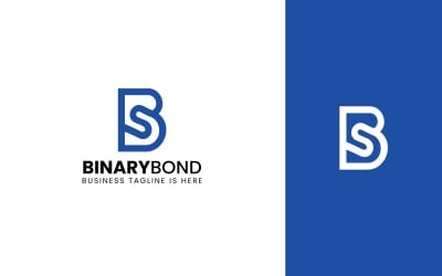 Buchstabe B mit Symbol des Händedrucks, der Menschen verbindet Logo-Design